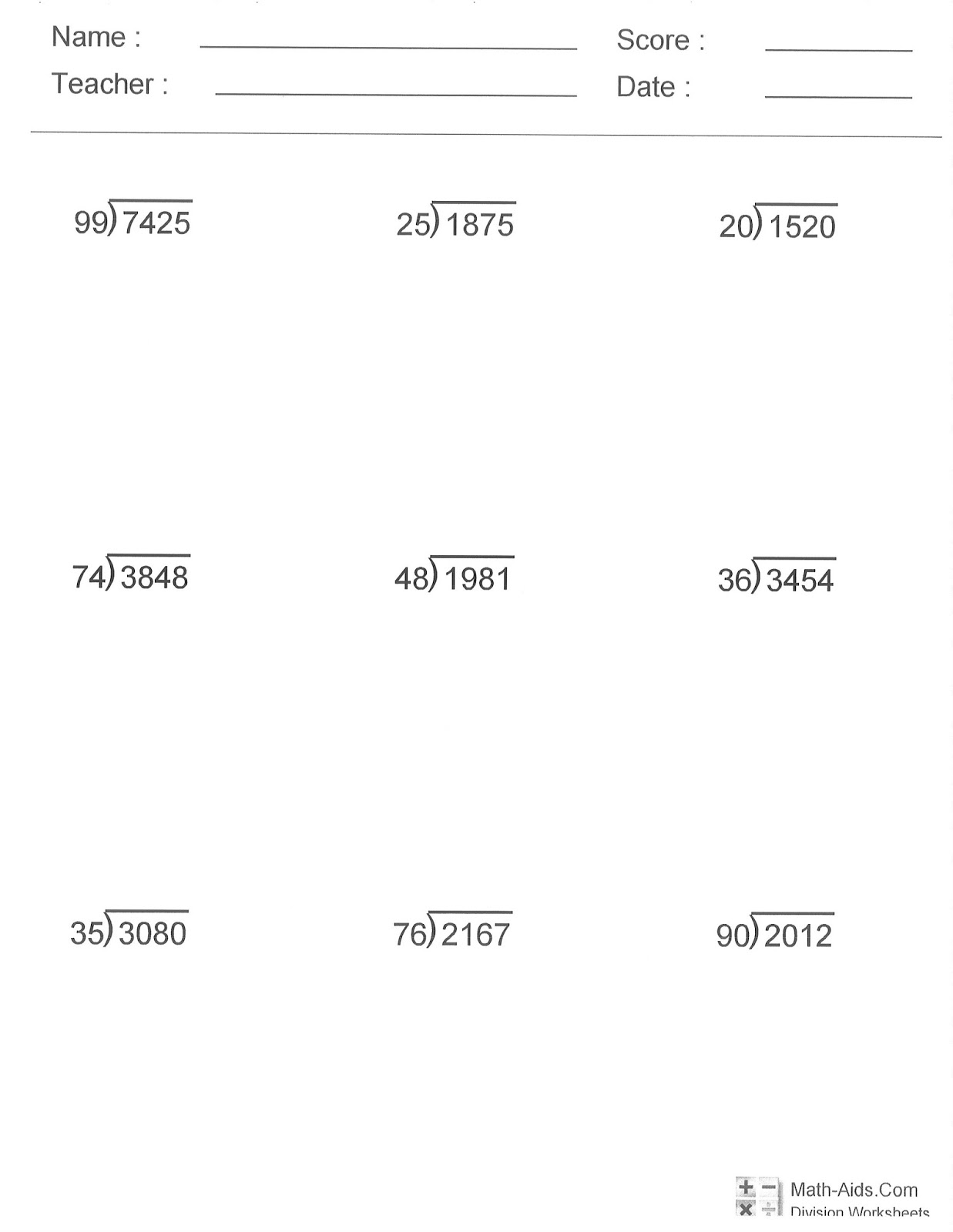 Worksheet Division Worksheets Grade 5 long division problems year 5 single digit math worksheet mrs white s 6th grade blog august 2015 problems