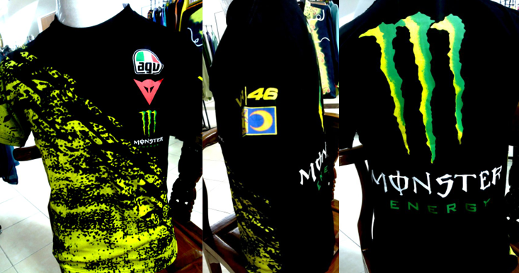 valentino rossi monster t shirt