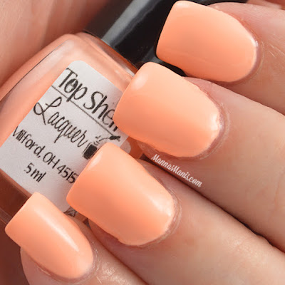 Top Shelf Lacquer Captain Creamsicle swatches