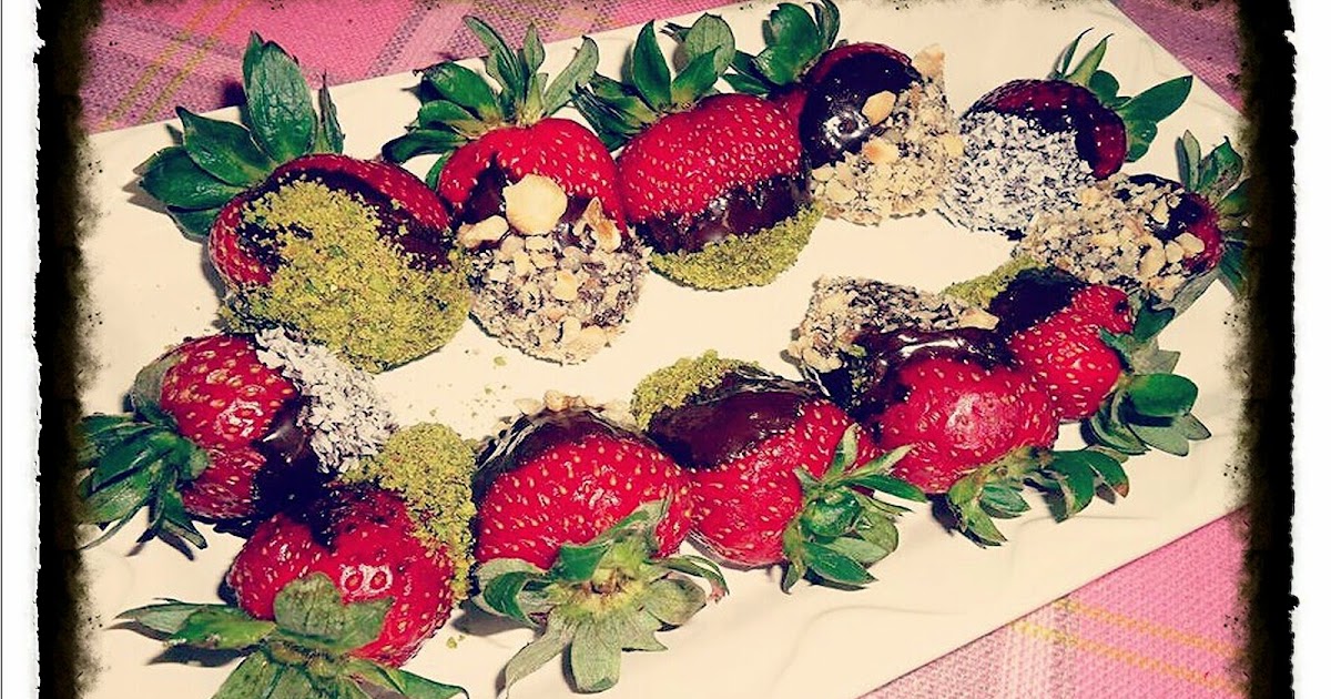 Sevinç�in Lezzet Defteri Çikolata Soslu Çilek