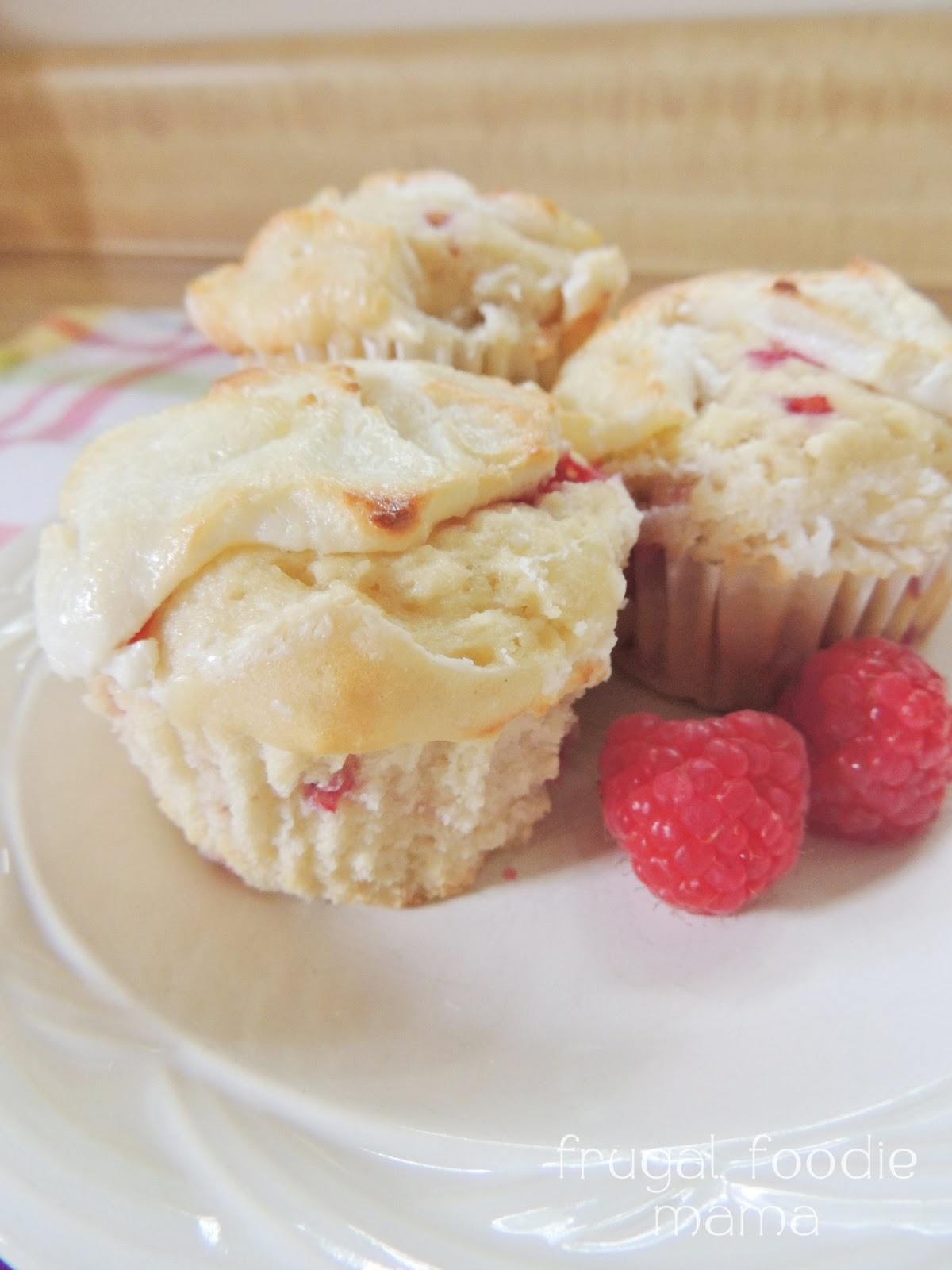 Frugal Foodie Mama Raspberry Key Lime Cream Cheese Muffins
