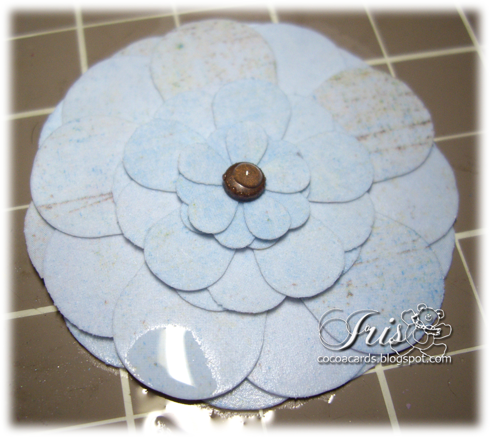 Belles 'n Whistles Stamps: Tutorial Tuesday - Paper Flower