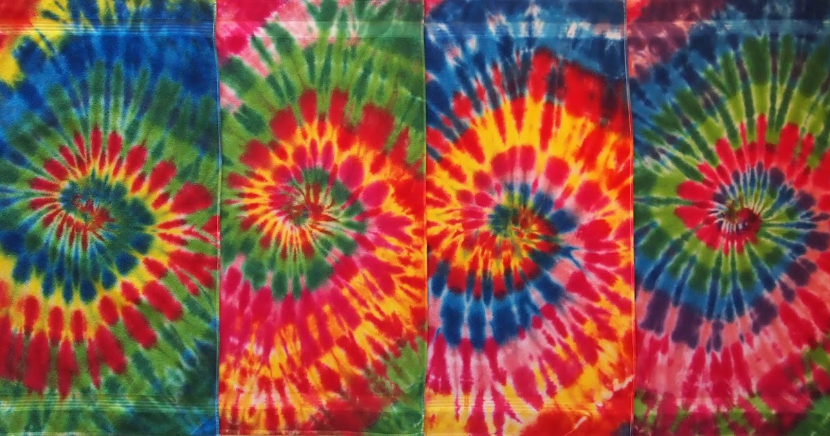 QuiltWrapUp Tiedyed towels reprise