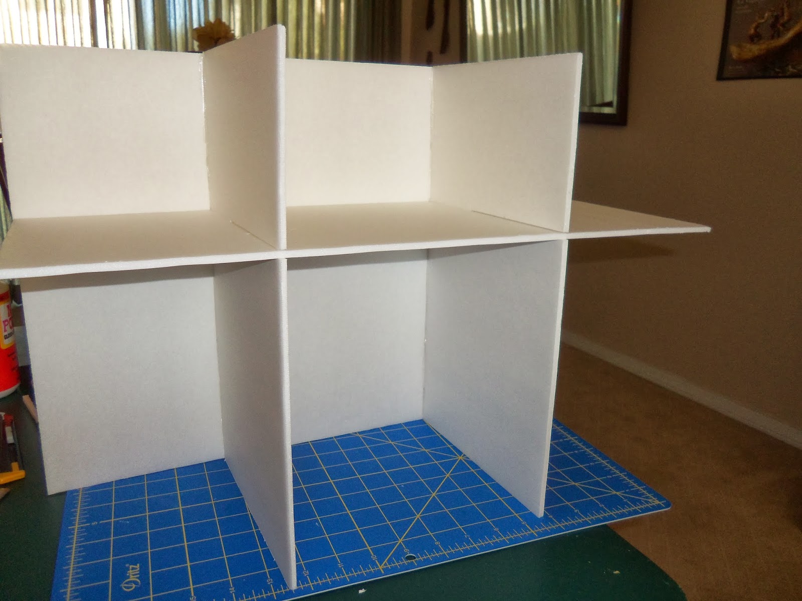 Amy Attempts...to Make a Foam Board Storage Container.