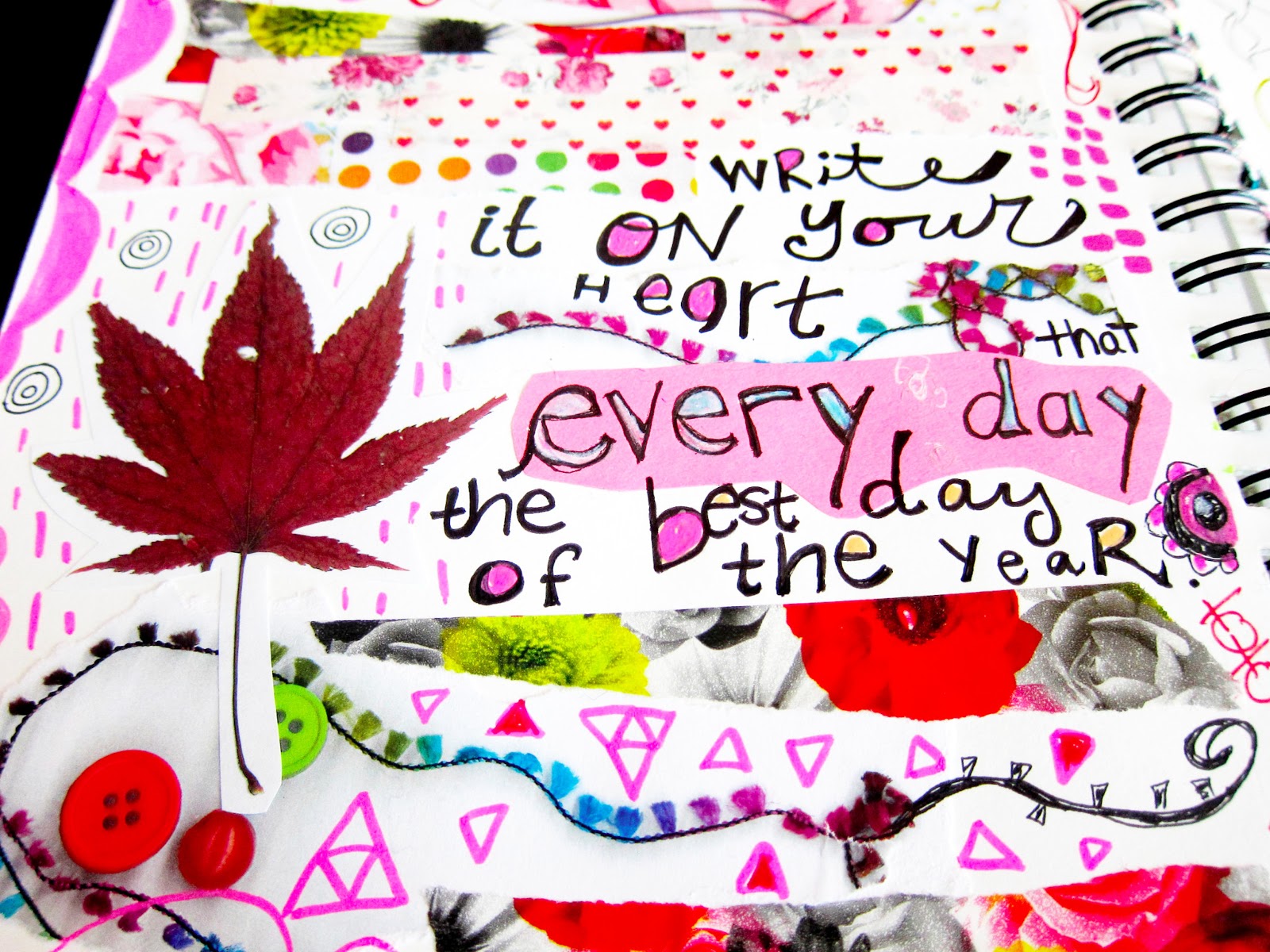 Art Journaling Quote Marcia Beckett