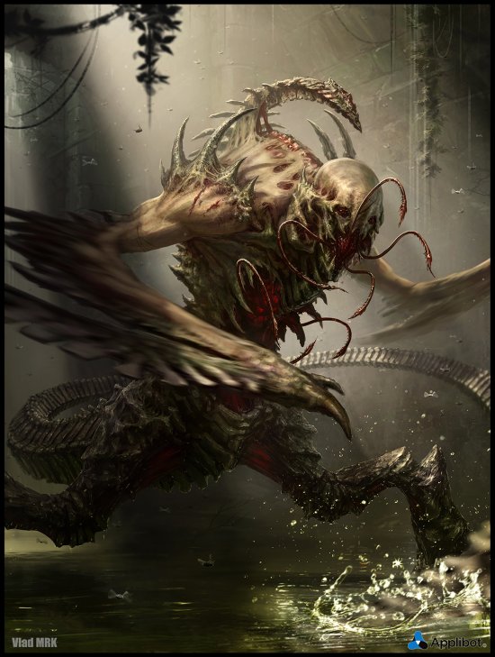Demônios e outras criaturas de terror nas ilustrações de Vlad Marica Vlad Marica VladMRK deviantart ilustrações fantasia terror violência sombrio demônios