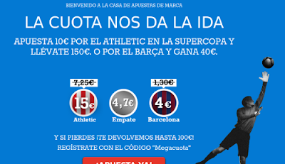 marca apuestas megacuota Athletic vs Barcelona Super copa españa 14 agosto marca apuestas megacuota Athletic vs Barcelona Super copa españa 14 agosto