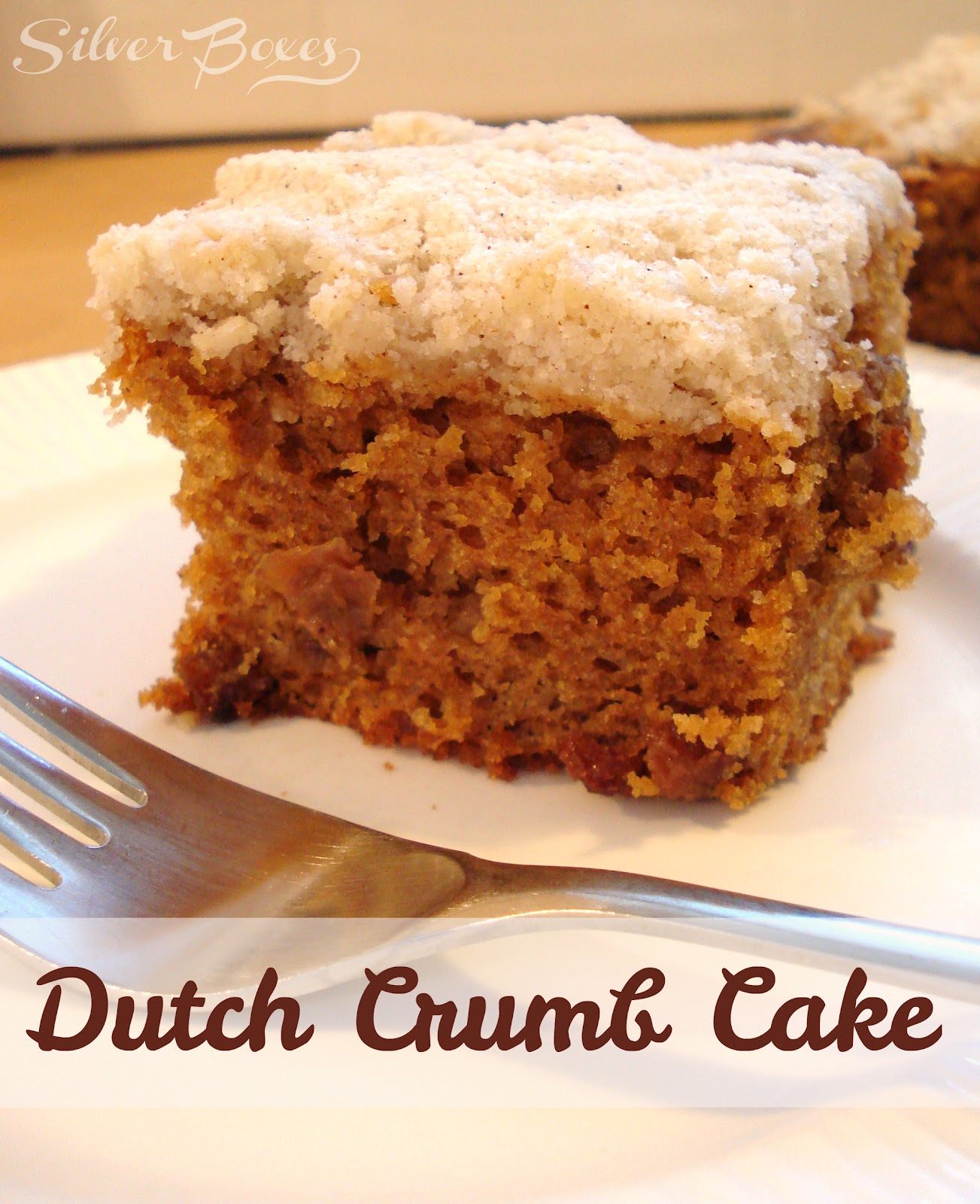 Silver Boxes Dutch Crumb Cake