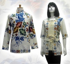 Model baju batik modern 05 Model baju batik modern 015