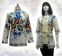 Model baju batik modern 05 Model baju batik modern 015