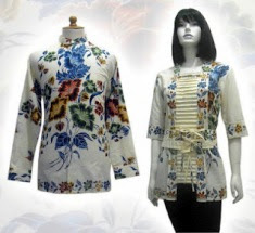 Model baju batik modern 05 Model baju batik modern 015