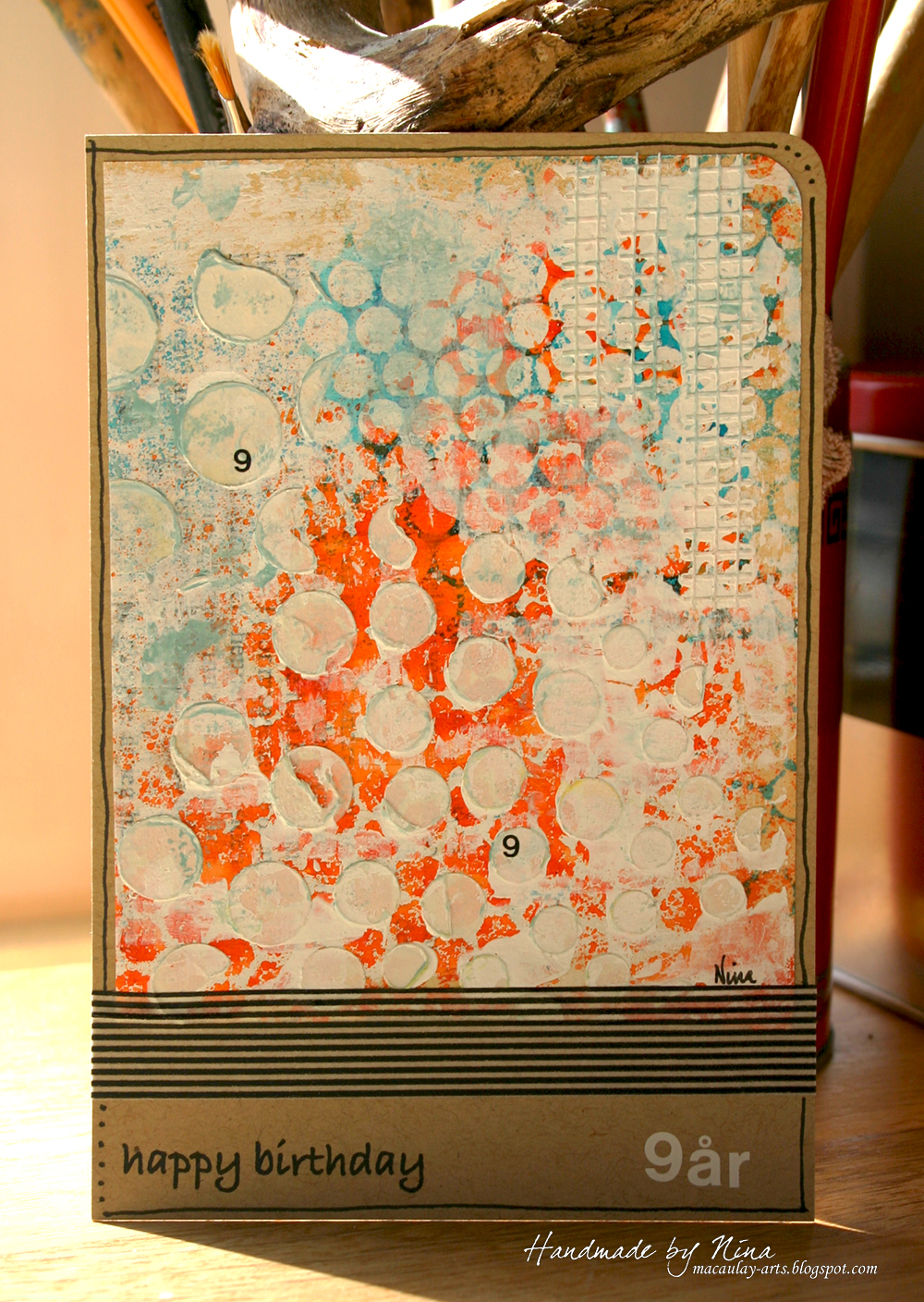 Macaulay Arts Mixed Media Birthday cards