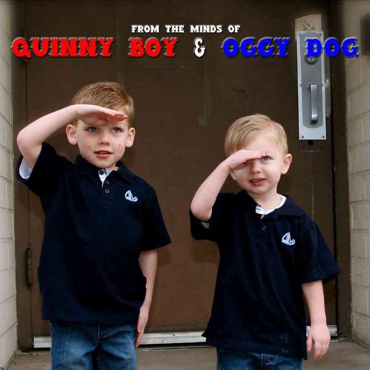 Quinny Boy and Oggy Dog