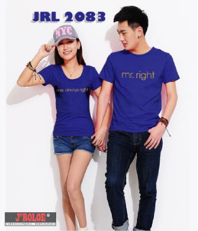 Jual Kaos OB Mrs Always Right Couple Online Murah di Jakarta Lengan Pendek Trendy Jual Kaos OB Mrs Always Right Couple Online Murah di Jakarta Lengan Pendek Trendy