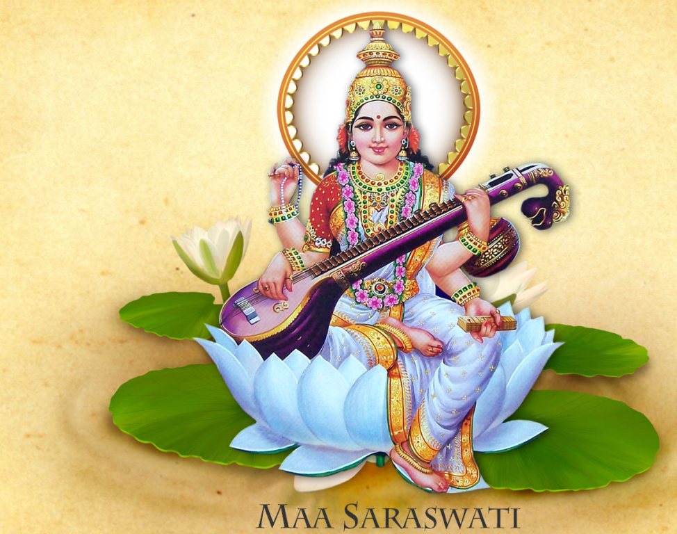 Hindu Goddess Saraswati and Maa Laxmi Combo Pictures Collection | God Wallpaper