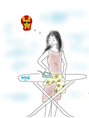 Woman Ironing Clothes Woman Ironing Clothes