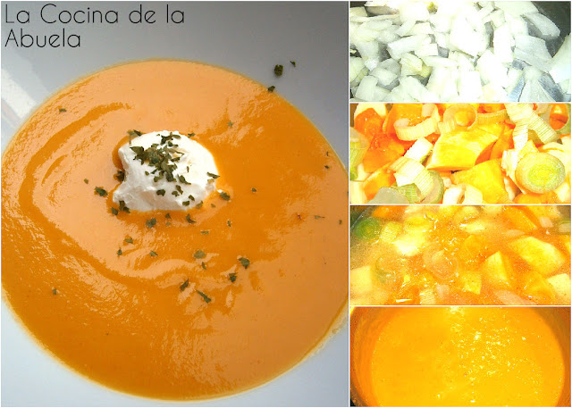 Crema de Calabaza Fácil. Crema de Calabaza Fácil.