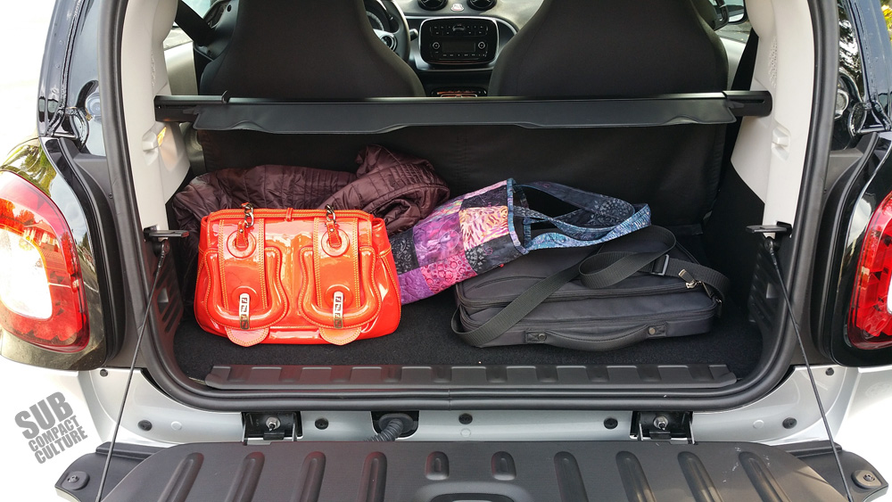 Review 2018 Smart Fortwo Passion Subcompact Culture The Small Smart Fortwo Passion Cargo Area