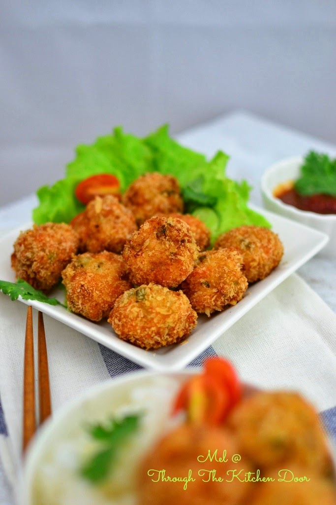 Through The Kitchen Door Fried Shrimp Balls