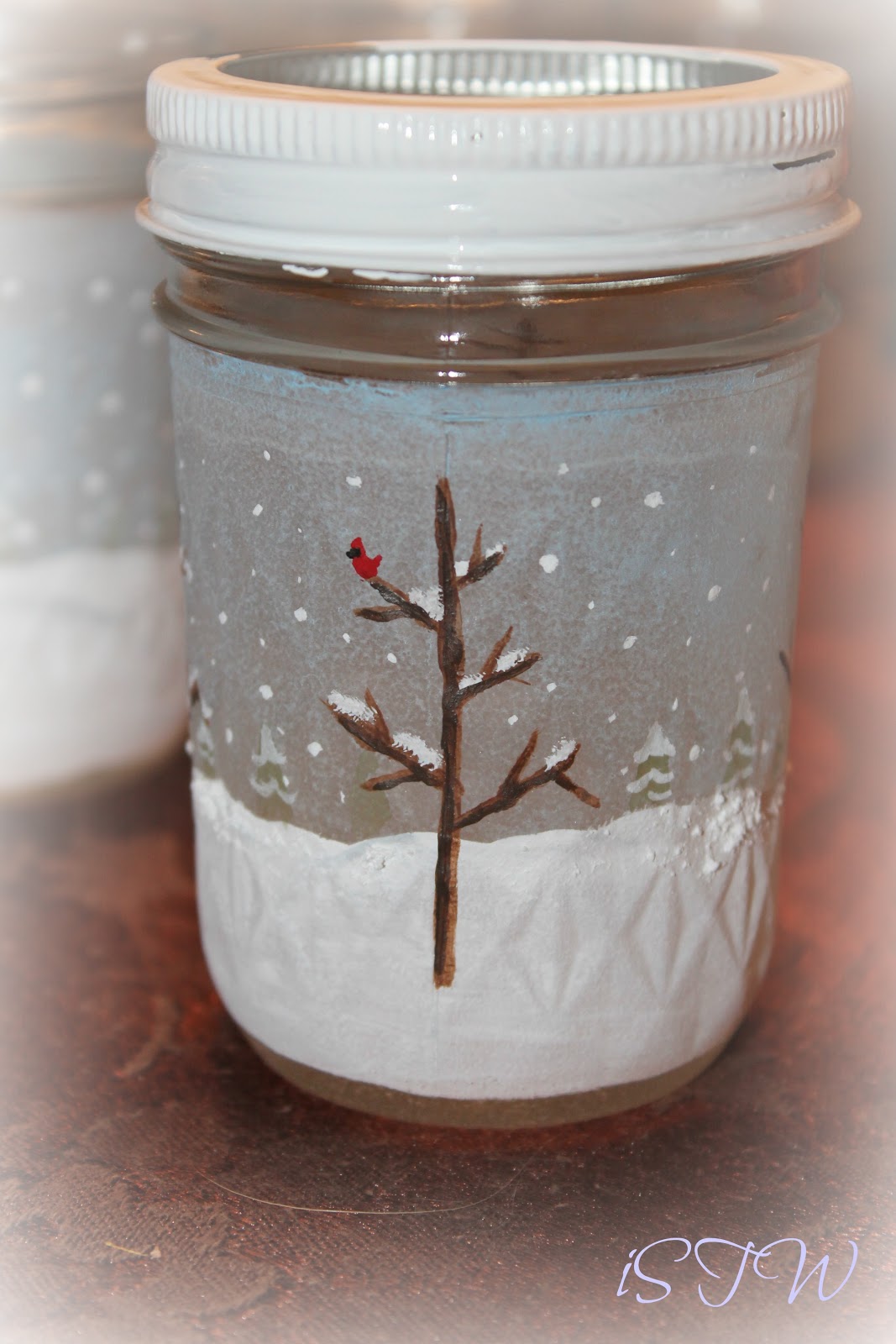 iSavor the Weekend Frosted Mason Jars DIY
