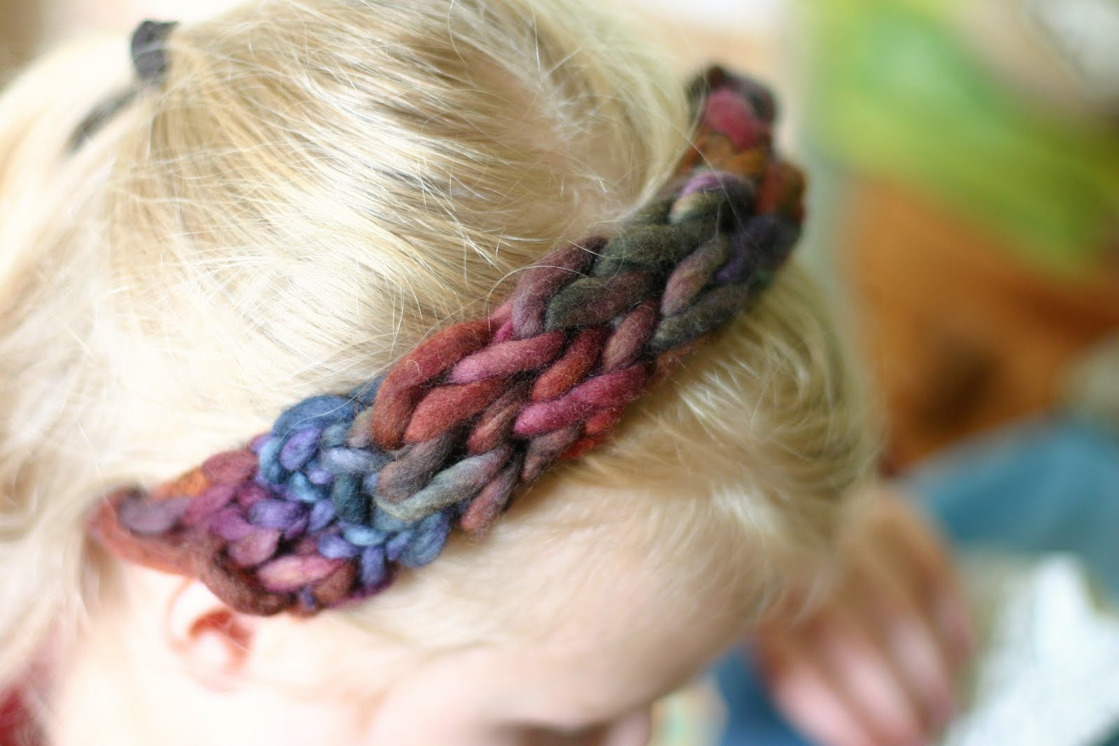 Frontier Dreams Four Finger Knitted Headband A Tutorial *by* K
