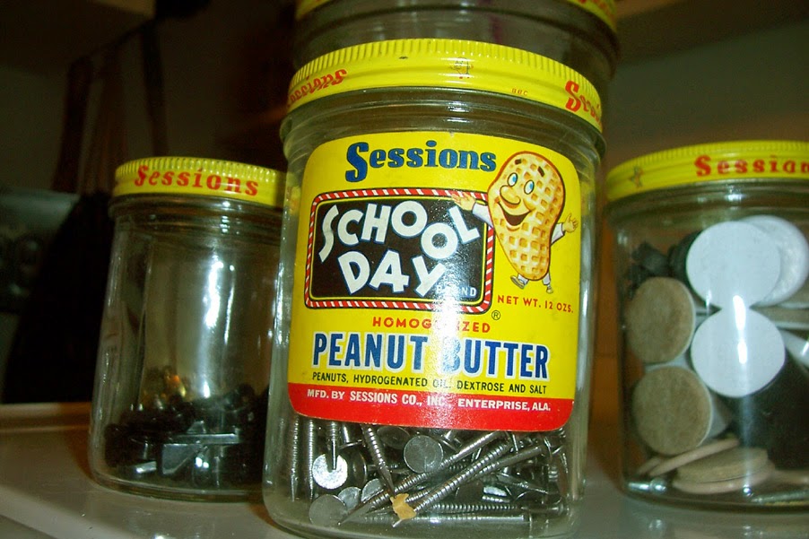 Saturdays Vintage Finds My Vintage Peanut Butter Jar Collection