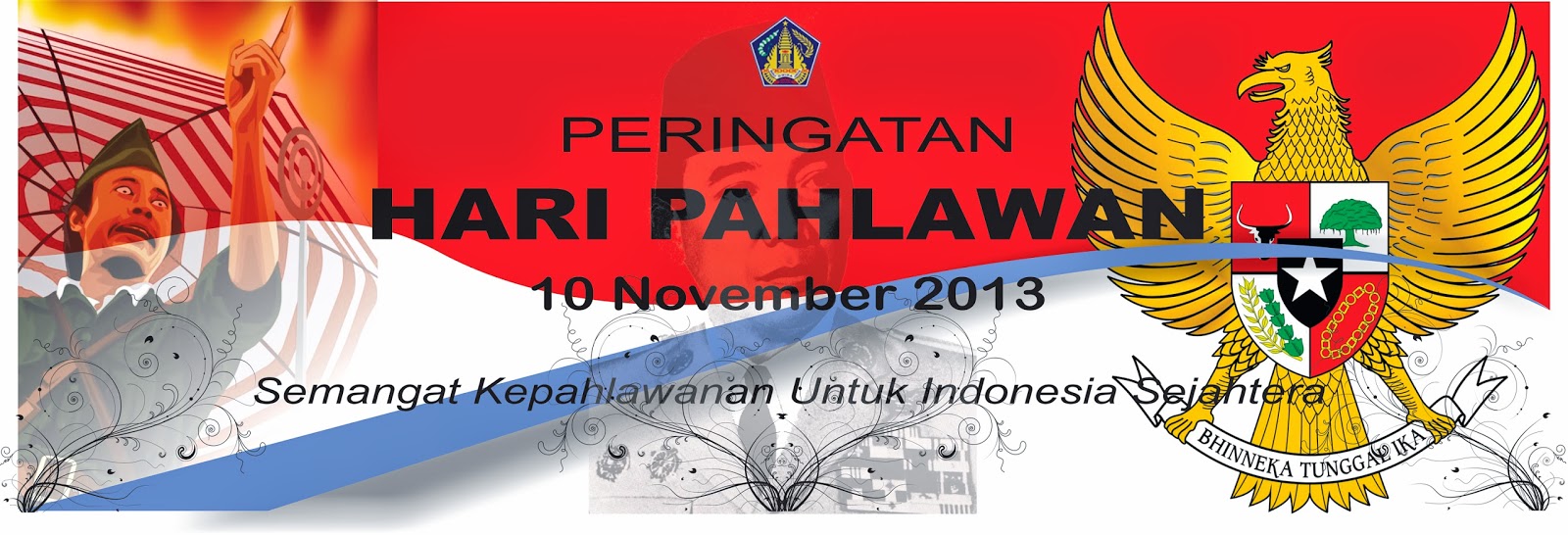 Spanduk Hari Pahlawan CDR Share