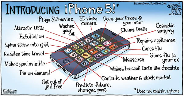 dessin satirique - fonctions de l'iphone 5 dessin satirique - fonctions de l'iphone 5