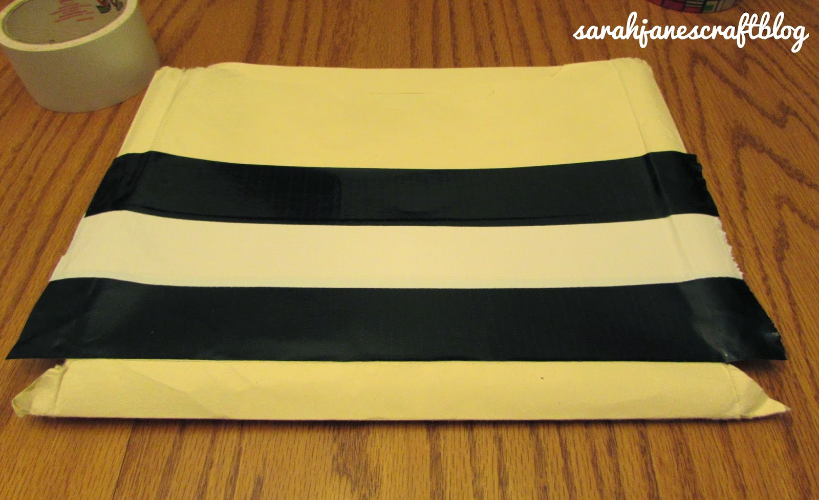 Sarah Jane's Craft Blog Duct Tape File Pocket