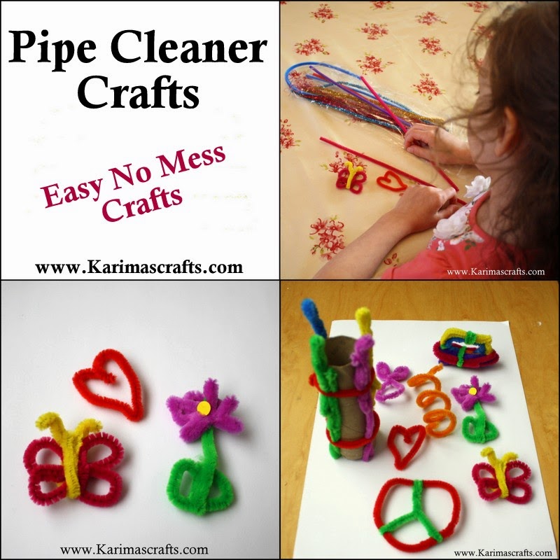 Karima's Crafts: Easy Pipe Cleaner Crafts