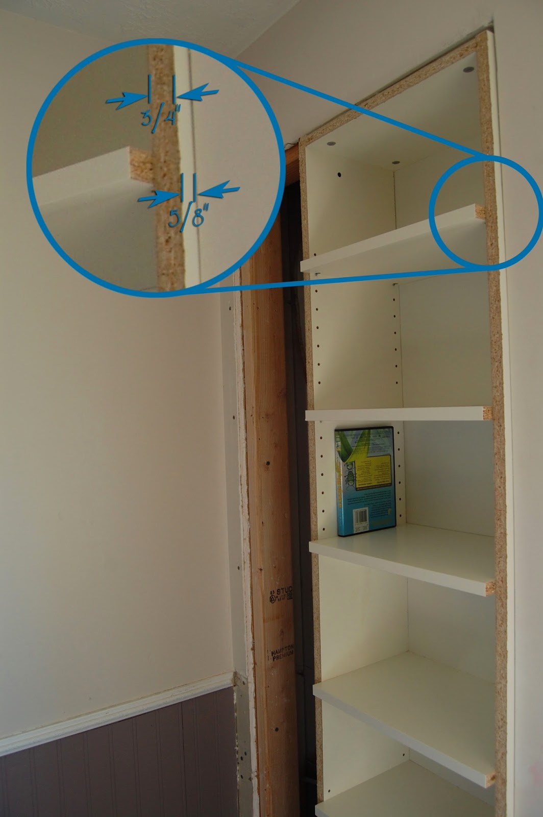 Everyone's Excited and Confused How To Make An InWall Bookshelf ala IKEA