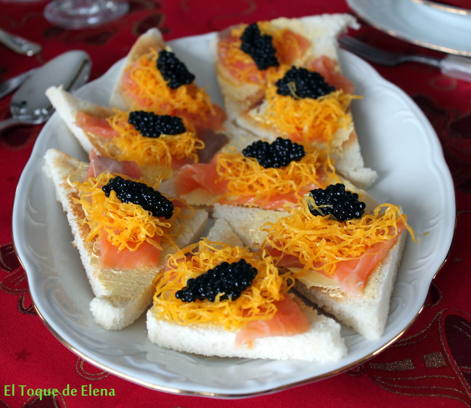 CANAPÉS DE SALMÓN