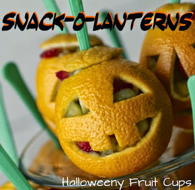 Halloween Snack-O-Lanterns