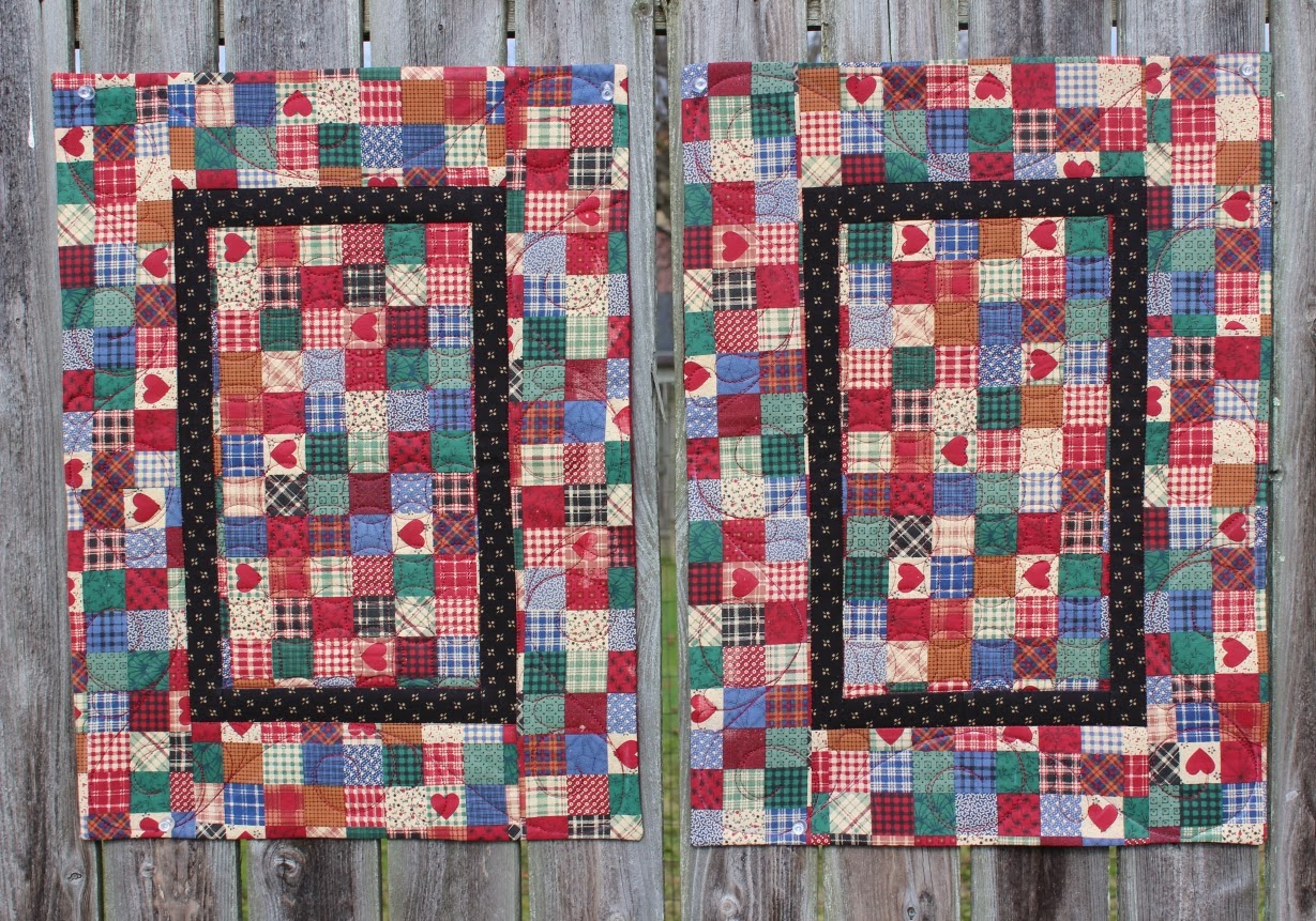 Katie's Quilts and Crafts Quick Quilted Placemats Tutorial
