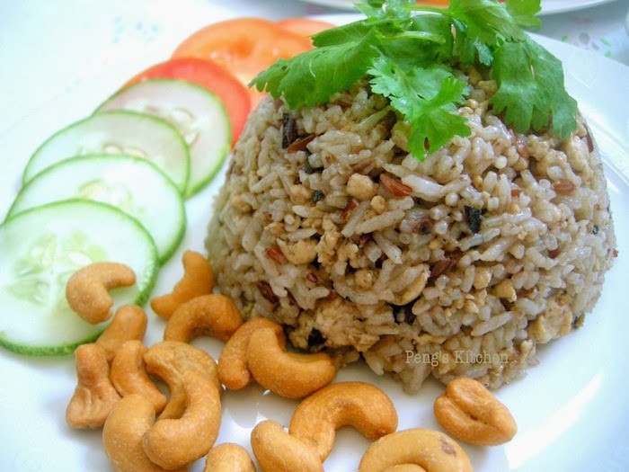 Peng's Kitchen Salted Black Olive Fried Rice (Khao Phad Nahm Liap)