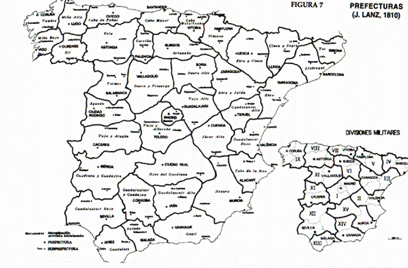 mapa de espana por provincias blanco y negro