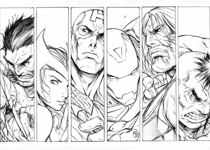 Coloring Pages Of Marvel Avengers : Free coloring pages and books for kids Coloring Pages Of Marvel Avengers : Free coloring pages and books for kids