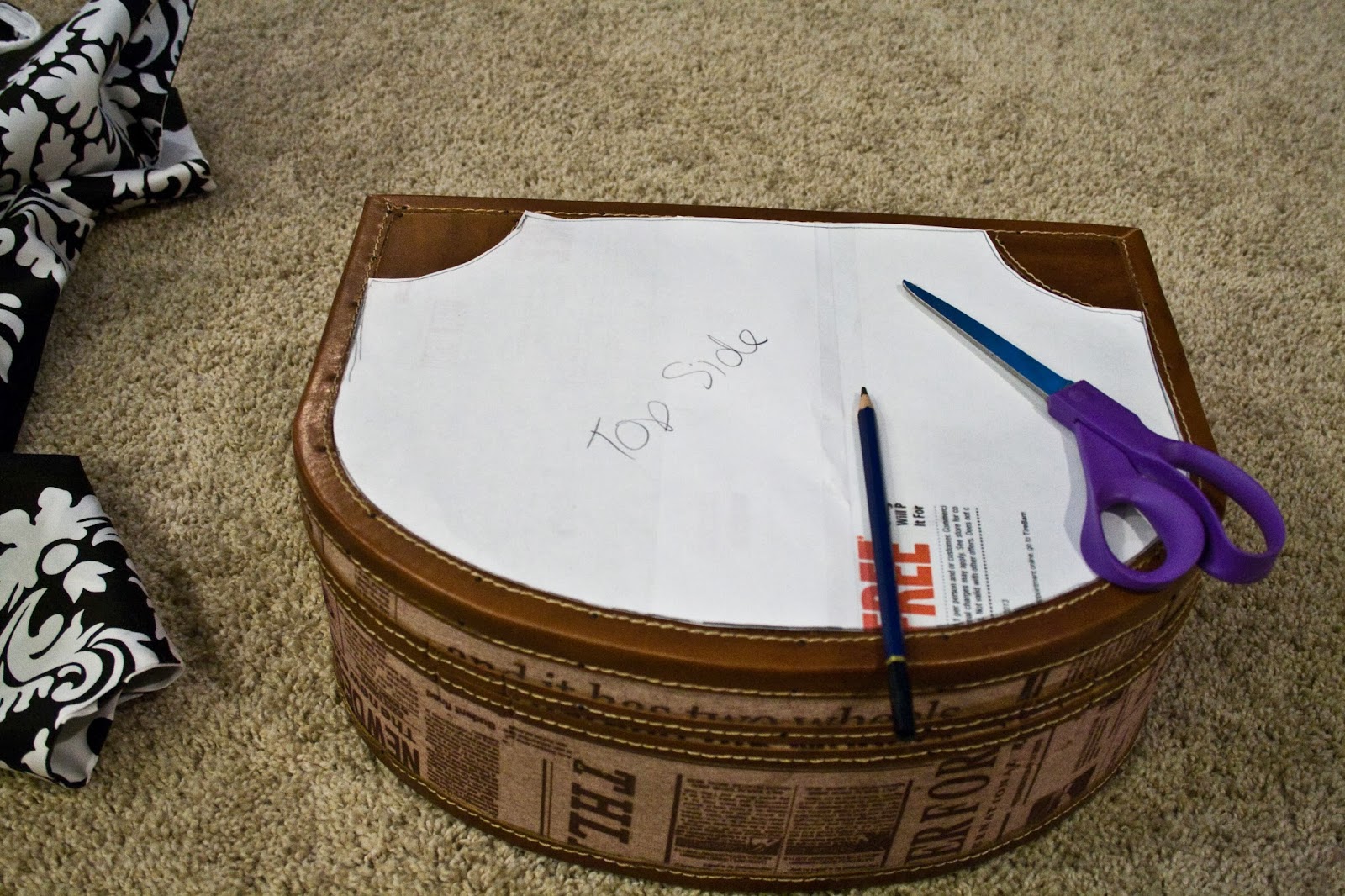 five sixteenths blog Make it Monday // Fabric Covered Storage Boxes