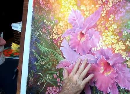 How to paint a flower petal - 2