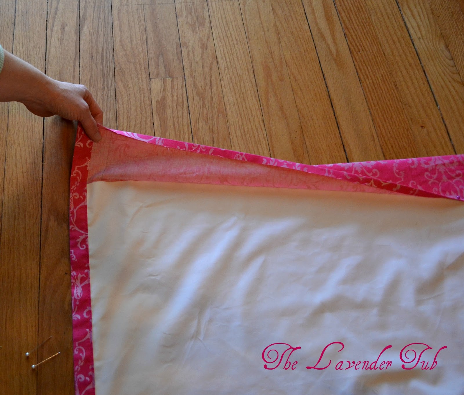 The Lavender Tub Sewing Unlined/Lined Curtain Panels Part 4