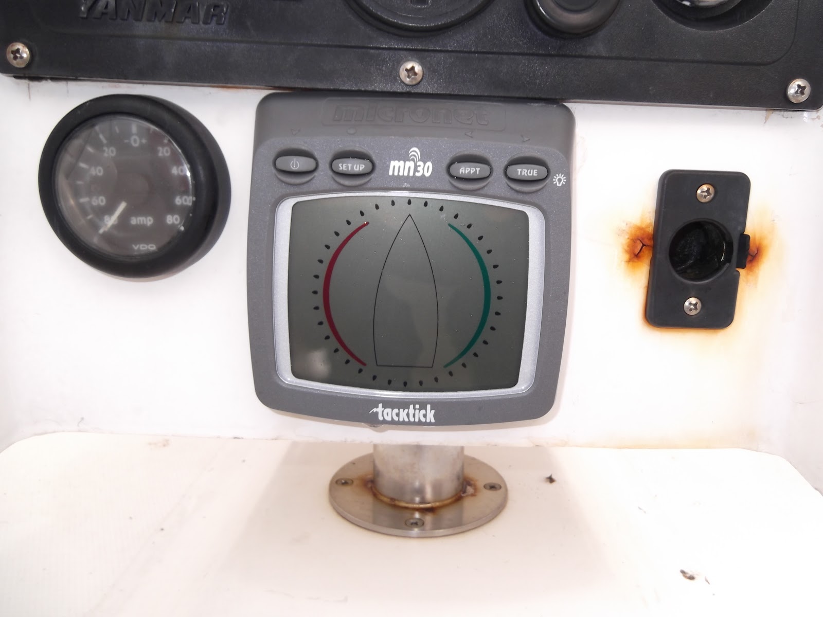 Nic and Steve sailing around the world. Wind instruments