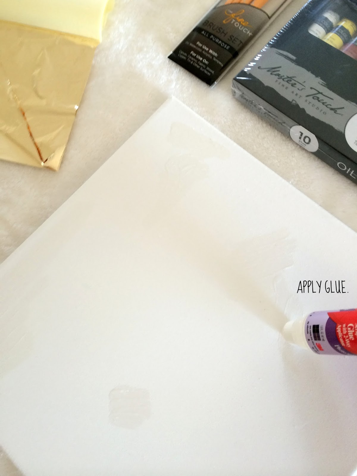 How To Make DIY Gold Leaf Abstract Art LiveLoveDIY Bloglovin’