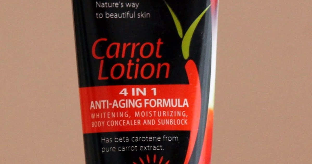 Beauty Inspirations by K REVIEW GT Carrot Lotion
