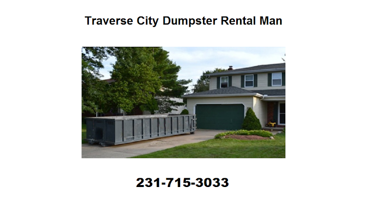 Traverse City Dumpster Rental Man
