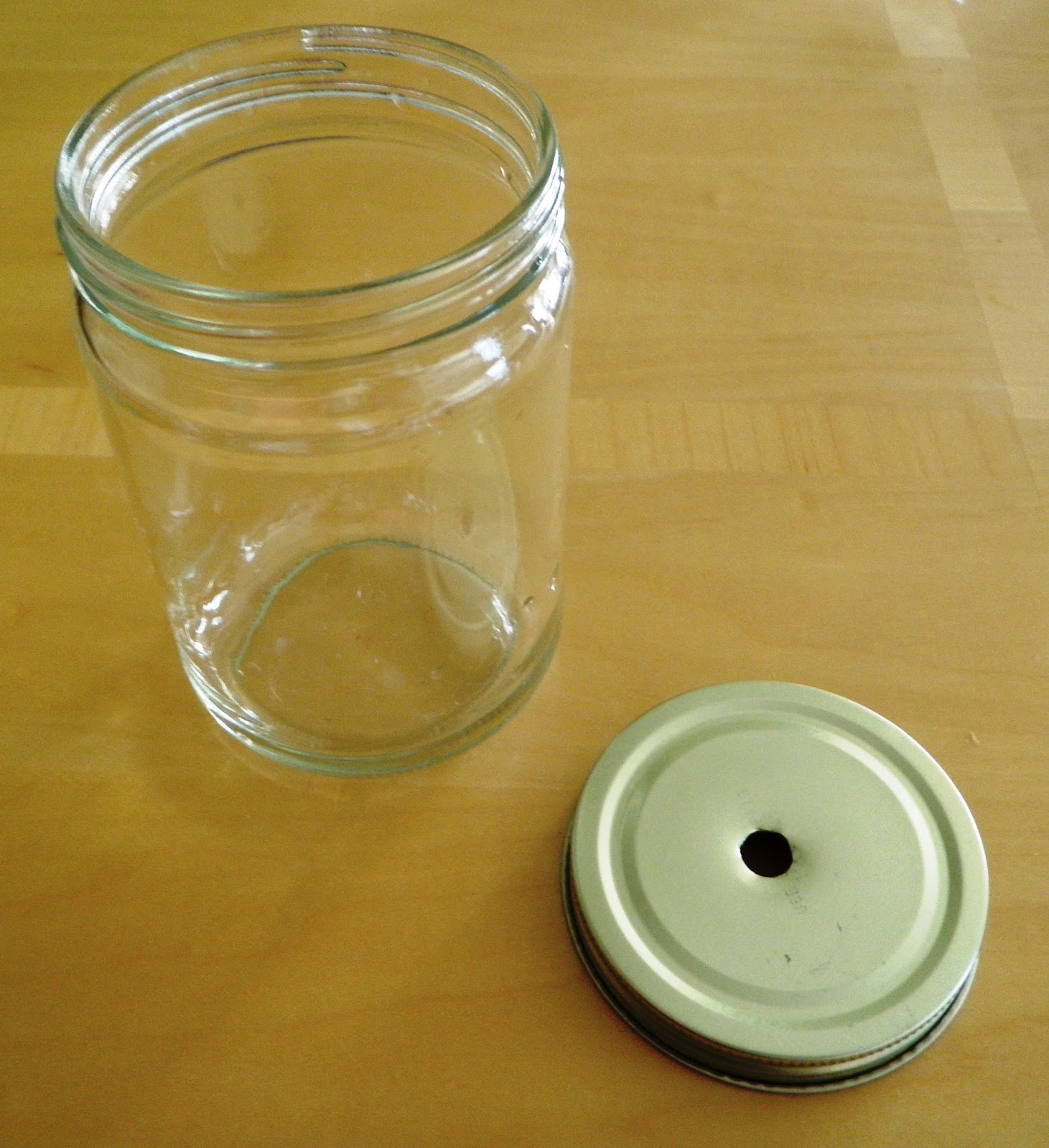 My Marine and Me DIY peanut butter jar soap dispenser