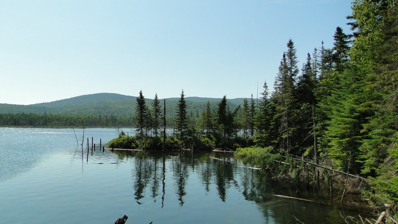 MONTREAL, CANADA PARC DU MONTTREMBLANT, LAC DES SABLES