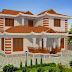 Kerala model double storied house