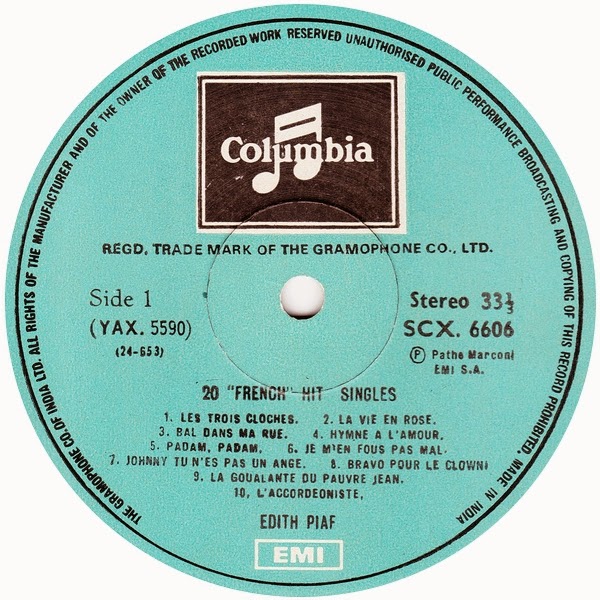 Edith Piaf - La Goualante Du Pauvre Jean / Hymne A L' Amour Edith Piaf - La Goualante Du Pauvre Jean / Hymne A L' Amour