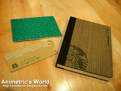 Starbucks 2012 Planner with coupons and bookmark
