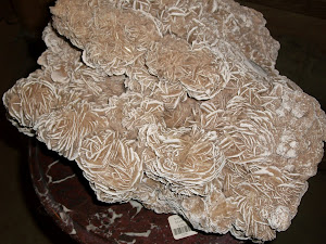 "Desert Rose" crystal of gypsum at mine